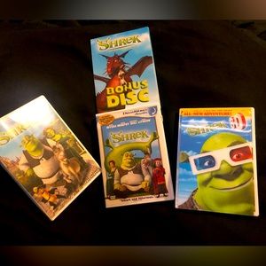 Shrek the Story so Far DVD 📀 Set with 3D Ride & 3D Glasses 👓 by Universal